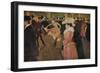 'At the Moulin Rouge, the Dance', 1890 (1934)-Henri de Toulouse-Lautrec-Framed Premium Giclee Print