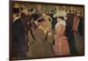 'At the Moulin Rouge, the Dance', 1890 (1934)-Henri de Toulouse-Lautrec-Framed Giclee Print