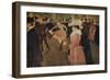 'At the Moulin Rouge, the Dance', 1890 (1934)-Henri de Toulouse-Lautrec-Framed Giclee Print