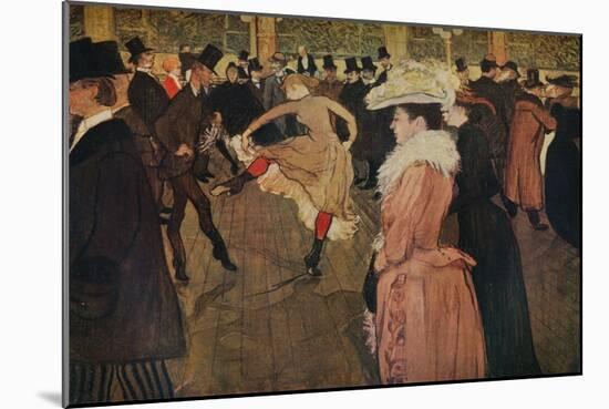 'At the Moulin Rouge, the Dance', 1890 (1934)-Henri de Toulouse-Lautrec-Mounted Giclee Print