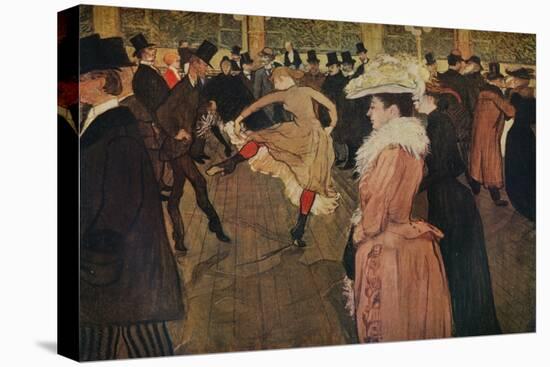 'At the Moulin Rouge, the Dance', 1890 (1934)-Henri de Toulouse-Lautrec-Stretched Canvas