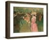 At the Moulin Rouge: The Dance, 1890-Henri de Toulouse-Lautrec-Framed Giclee Print