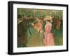 At the Moulin Rouge: The Dance, 1890-Henri de Toulouse-Lautrec-Framed Giclee Print