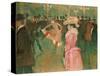 At the Moulin Rouge: The Dance, 1890-Henri de Toulouse-Lautrec-Stretched Canvas