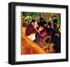 At the Moulin Rouge-Henri de Toulouse-Lautrec-Framed Giclee Print