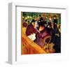 At the Moulin Rouge-Henri de Toulouse-Lautrec-Framed Giclee Print