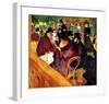 At the Moulin Rouge-Henri de Toulouse-Lautrec-Framed Giclee Print