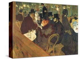 At the Moulin Rouge-Henri de Toulouse-Lautrec-Stretched Canvas