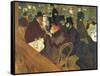 At the Moulin Rouge-Henri de Toulouse-Lautrec-Framed Stretched Canvas