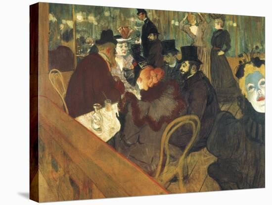 At the Moulin Rouge-Henri de Toulouse-Lautrec-Stretched Canvas