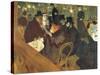 At the Moulin Rouge-Henri de Toulouse-Lautrec-Stretched Canvas