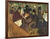 At the Moulin Rouge-Henri de Toulouse-Lautrec-Framed Art Print