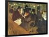 At the Moulin Rouge-Henri de Toulouse-Lautrec-Framed Art Print