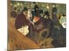 At the Moulin Rouge-Henri de Toulouse-Lautrec-Mounted Art Print