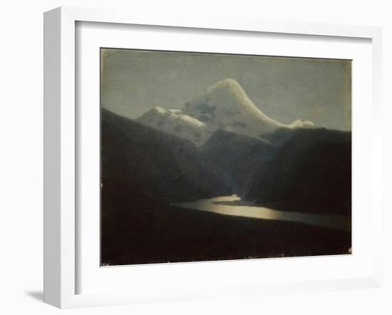 At the Mount Elbrus, 1870S-Arkhip Ivanovich Kuindzhi-Framed Giclee Print