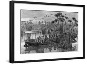 At the Mouth of the Rusizi-Henry Morton Stanley-Framed Giclee Print
