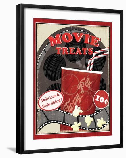 At the Movies II-Veronique Charron-Framed Premium Giclee Print