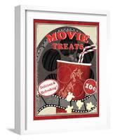 At the Movies II-Veronique Charron-Framed Premium Giclee Print