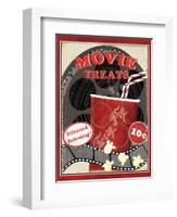 At the Movies II-Veronique Charron-Framed Art Print