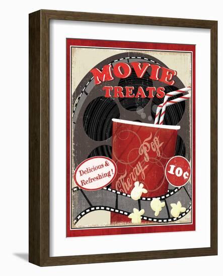 At the Movies II-Veronique Charron-Framed Art Print