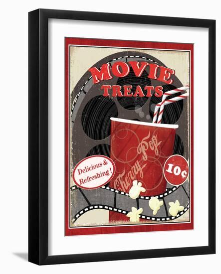 At the Movies II-Veronique Charron-Framed Art Print