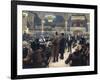 At the Music Hall in the Cirkus Bygningen, Jernbaneegade, Copenhagen, 1891-Paul Gustav Fischer-Framed Giclee Print