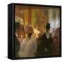 At the Music Hall-Gaston De La Touche-Framed Stretched Canvas