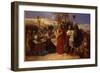 At the Oasis-Jean Francois Portaels-Framed Giclee Print