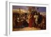 At the Oasis-Jean Francois Portaels-Framed Giclee Print