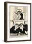 At the Old Bailey: Lord Darling, Sir Herbert Austin and Richard Muir-Powys Evans-Framed Art Print