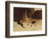 At the Old Well at Acoma-Edward S. Curtis-Framed Premium Giclee Print