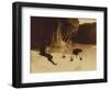 At the Old Well at Acoma-Edward S. Curtis-Framed Premium Giclee Print