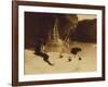 At the Old Well at Acoma-Edward S. Curtis-Framed Giclee Print