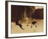 At the Old Well at Acoma-Edward S. Curtis-Framed Giclee Print