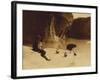 At the Old Well at Acoma-Edward S. Curtis-Framed Giclee Print