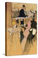 At the Opera Ball (Au bal de l'opera). 1893-Henri de Toulouse-Lautrec-Stretched Canvas