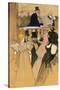At the Opera Ball (Au bal de l'opera). 1893-Henri de Toulouse-Lautrec-Stretched Canvas