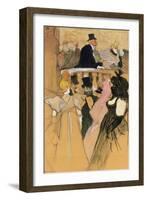 At the Opera Ball (Au bal de l'opera). 1893-Henri de Toulouse-Lautrec-Framed Giclee Print