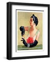 "At the Opera,"December 9, 1933-Tempest Inman-Framed Giclee Print