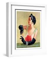 "At the Opera,"December 9, 1933-Tempest Inman-Framed Giclee Print