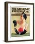 "At the Opera," Saturday Evening Post Cover, December 9, 1933-Tempest Inman-Framed Giclee Print