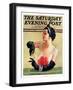 "At the Opera," Saturday Evening Post Cover, December 9, 1933-Tempest Inman-Framed Giclee Print