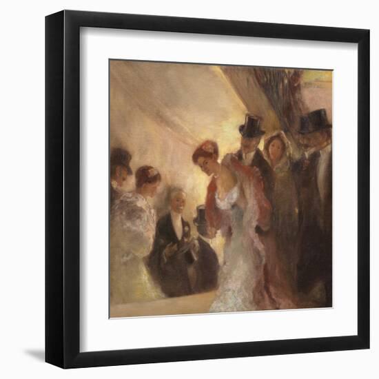 At the Opera-Gaston La Touche-Framed Premium Giclee Print