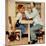 "At the Optometrist" or "Eye Doctor", May 19,1956-Norman Rockwell-Mounted Giclee Print