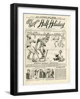 At the Oval, Ally Sloper-null-Framed Art Print