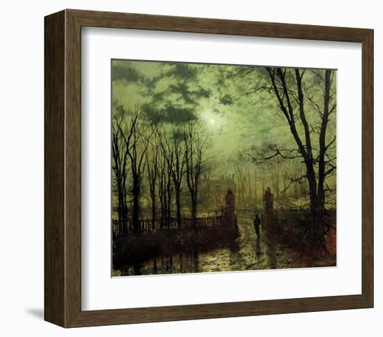 At the Park Gate-John Atkinson Grimshaw-Framed Premium Giclee Print