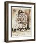 At the Peace Conference, Paris (Pen, Ink and Wash on British Delegation Paris Headed Paper)-Sir William Orpen-Framed Giclee Print