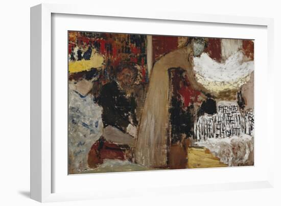 At the Performance; Au Spectacle, C.1895-Edouard Vuillard-Framed Giclee Print