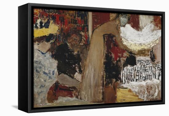 At the Performance; Au Spectacle, C.1895-Edouard Vuillard-Framed Stretched Canvas