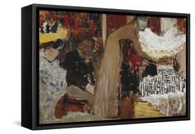 At the Performance; Au Spectacle, C.1895-Edouard Vuillard-Framed Stretched Canvas